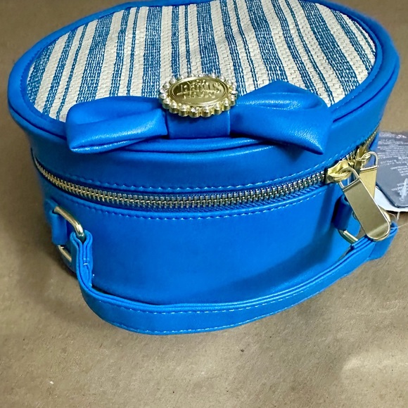 NWT Disney Parks Main Street USA The Dapper Dans Blue Crossbody Handbag - Picture 7 of 7